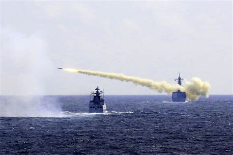 Chinese Navy Holds Live Fire Drills In East China Sea The Japan Times