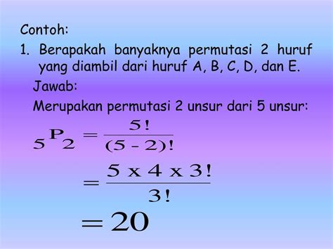 Permutasi Ppt Download