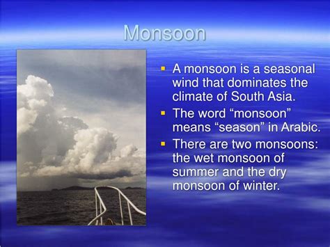 Ppt Monsoons Powerpoint Presentation Free Download Id4080480