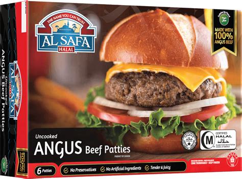 Al Safa Halal Angus Beef Patties 15lb