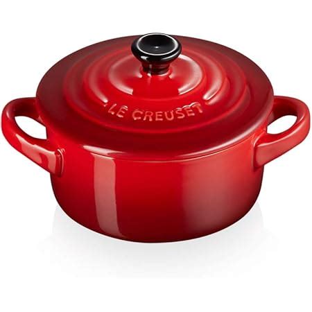 Le Creuset Mini Cocotte Bräter Set 4 teilig Rund Je 200 ml 10 x 5