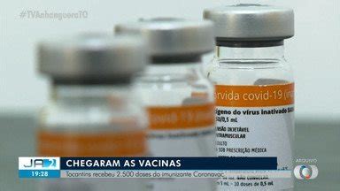 JA 2ª Edição TO Tocantins recebe 2 500 novas doses da vacina