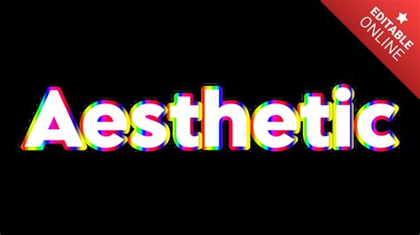 Aesthetic Text Effect Generator