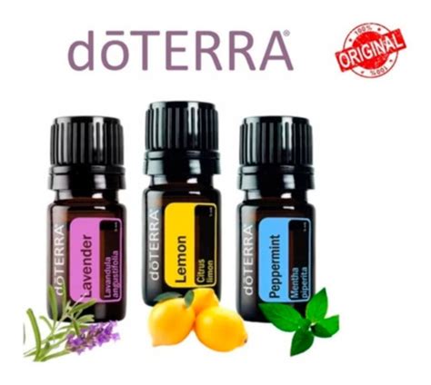 Kit Apresentação Doterra 3 Óleos Essenciais 100 Original Frete Grátis