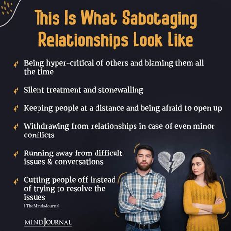 The Minds Journal On Twitter This Is What Sabotaging Relationships