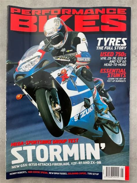 Performance Bikes Magazine May 2000 Gsx R750 V Blade V R1 V Zx 9r F650gs £6 99 Picclick Uk