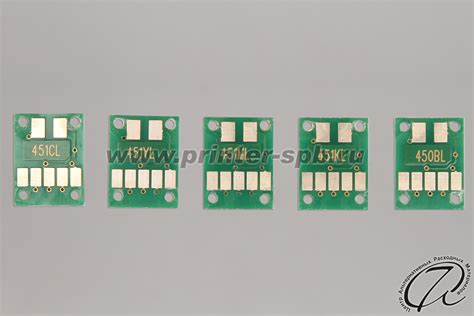Чипы для картриджей Canon 450-451 5 штук для Canon PIXMA MG5440/MG5540 ...