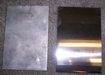 Polishing Before and After - New England Metal Services, Inc. Spencer, MA