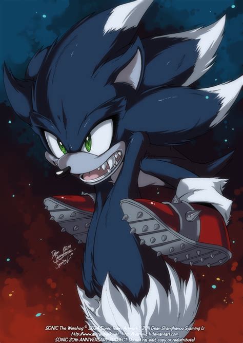 Werehog Sonic Frameless - Sonic the Hedgehog Fan Art (29511130) - Fanpop