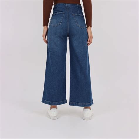 Ripley Jeans Culotte Mujer Kayra Poblet Perfect Fit Buttons D