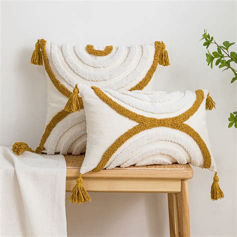 Housse de coussin brodé en coton CAPSULE ST BARTH INTEMPOREL S By