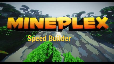 Mincraft Mineplex Speed Builders YouTube