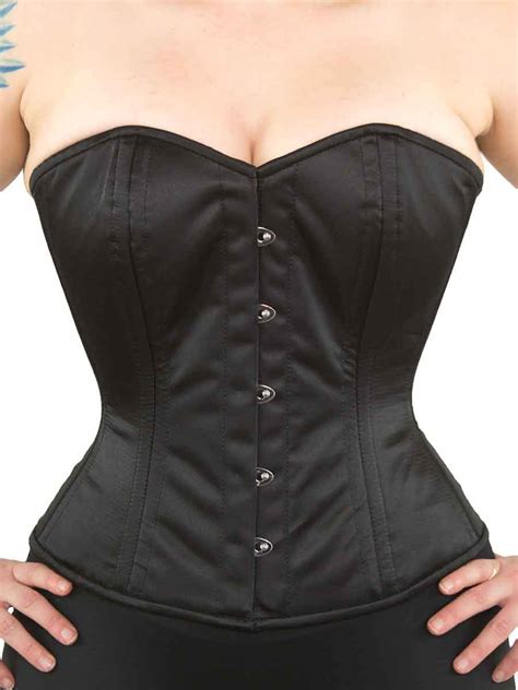 Overbust Satin Steel Boned Corset Cs 411ob Orchard Corset