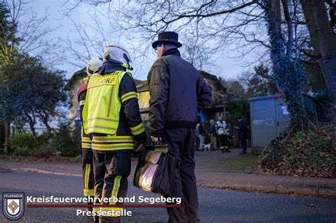 Kreisfeuerwehrverband Segeberg Einsatz Schornsteinbrand In Kisdorf