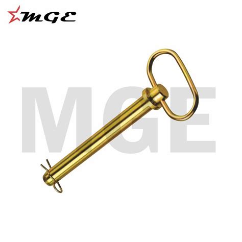 Mild Steel Hitch Pin With R Clip Tractor Linkage Parts Forged Handle