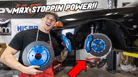 R32 GTR Gets INSANE Big Brake Kit APG Performance Brakes YouTube