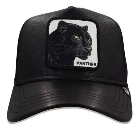 Gorra Pantera Piel Panther Goorin Bros Original Trucker En Venta