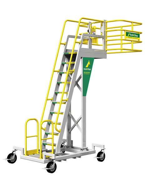 Rolling Stairs And Mobile Work Platforms By Rollastep