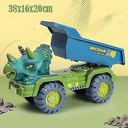 Tyrannosaurus Car Toy Dinosaurs Transport Car Carrier Truck Toy Pull