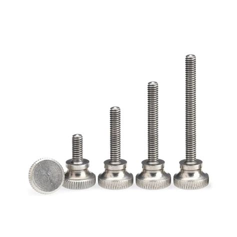 Thumb Screw M Mm Long Stainless Steel Knurl Head Hand Tighten