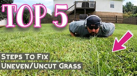 5 Steps To Fix Mowers Uneven Cut Leaving A Strip Of Grass Diy How To Youtube