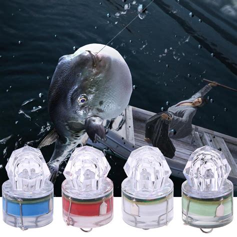 Mini Led Waterproof Fishing Bait Light Underwater Fish Lure Flashing