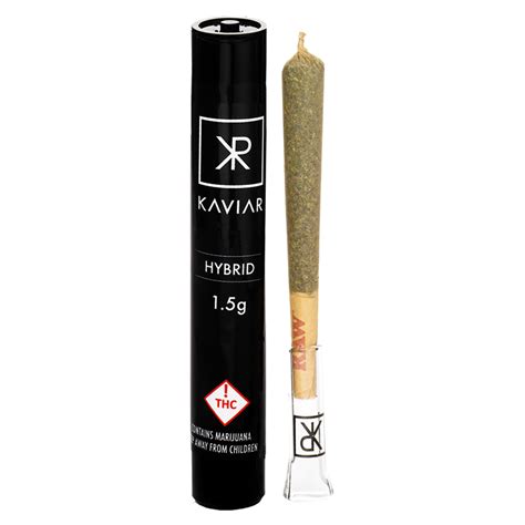 Kaviar Infused Pre Roll H 1 5g Cookie Crystal Kaviar Infused Pre