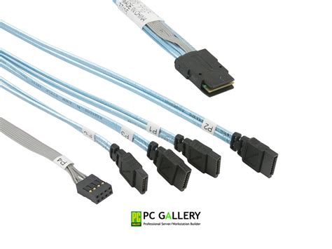 สายcable Supermicro MiniSAS (SFF8087) to 4 SATA 70/70/70/70cm with ...