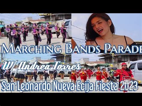 Marching Bands Parade W Andrea Torres San Leonardo Fiesta Youtube