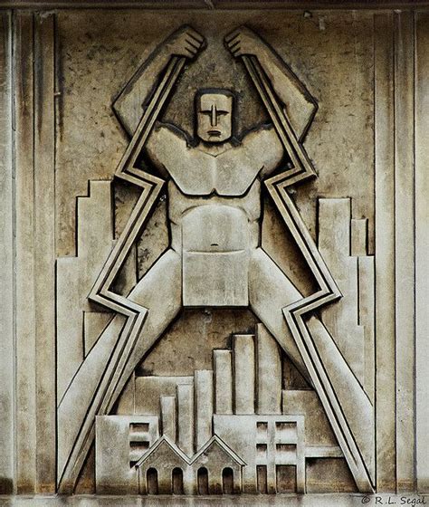 Lightning Bolt Man Art Deco Artwork Art Deco Architecture Art Deco Sculpture