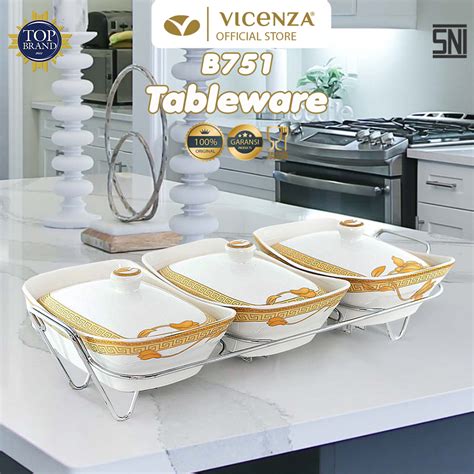 Jual Vicenza Casserole With Rack Wadah Saji Makanan Snack B