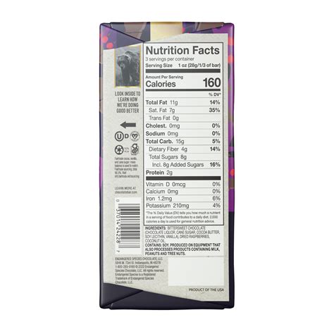 raspberries + 72% dark chocolate – Endangered Species Chocolate