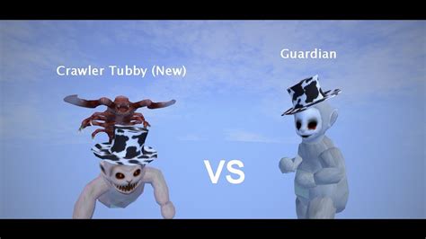 Slendytubbies 3 Boss Vs Boss Fight L The Guardian Vs Crawler Tubby New Youtube