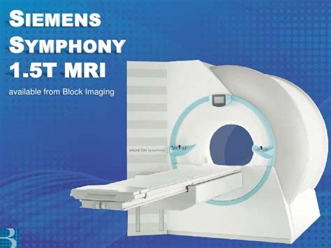 Siemens Symphony 15t Mri