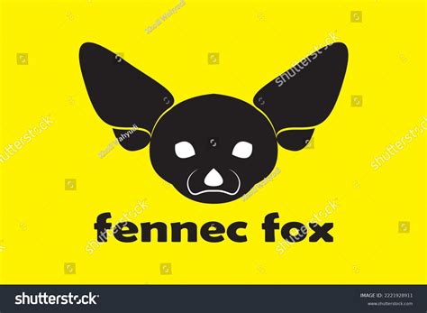 Fennec Fox Logo Design Silhouette Stock Vector (Royalty Free ...