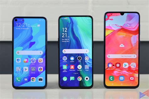 Three Way Battle Huawei Nova 5t Vs Samsung Galaxy A70 Vs Oppo Reno