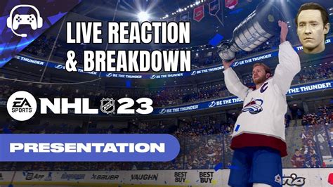 NHL 23 Official Presentation Deep Dive Trailer LIVE Reaction