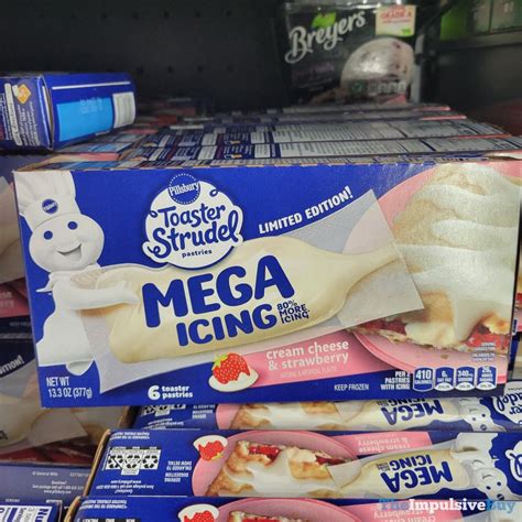 Spotted Limited Edition Pillsbury Toaster Strudel Mega Icing Cream Cheese And Strawberry The