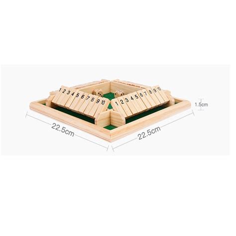 Deluxe Spieler Shut The Box Holz Tisch Kaufland De