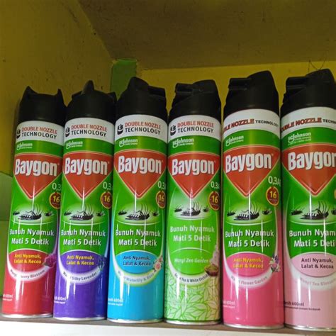 Jual Baygon Obat Nyamuk Spray 600ml Shopee Indonesia