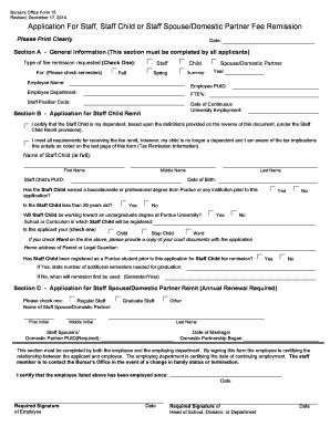 Fillable Online Purdue Bursar Office Form 15 Purdue University