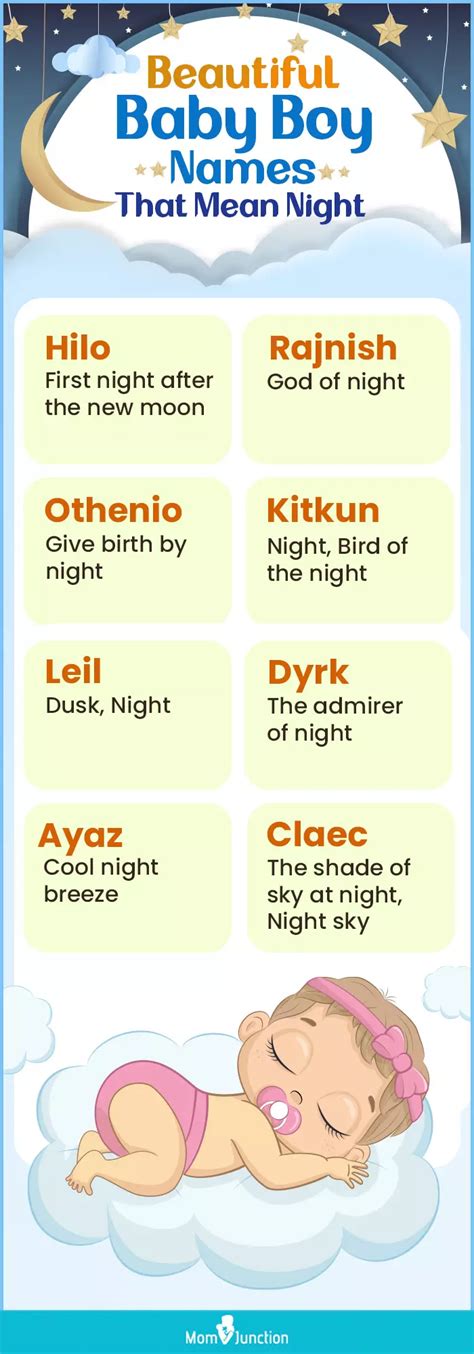 61 Boy Names That Mean Night