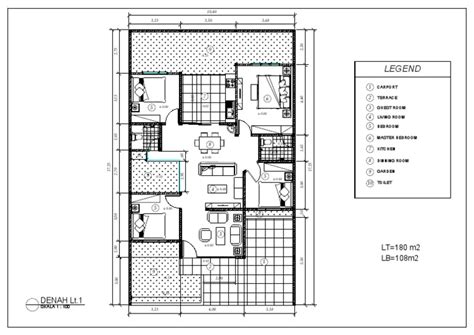 Denah Alt 2 4km Type 108 091122 Pdf Home Room