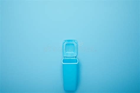 View of Open Blue Recycle Bin Stock Photo - Image of recycle ...