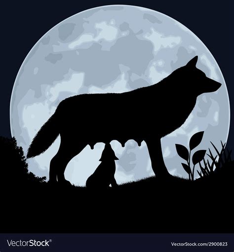 She-wolf Royalty Free Vector Image - VectorStock