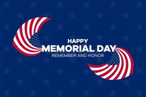 Memorial Day Web Banner Happy Memorial Day Holiday Post Memorial Day