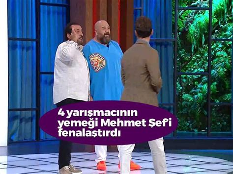 Mehmet Ef Son B L Mde Fenala T Masterchef J Risi Mehmet Yal Nkaya