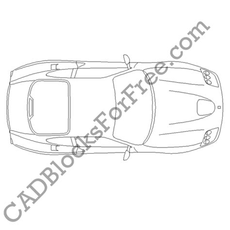 Ferrari 575 Free Autocad Block In Dwg