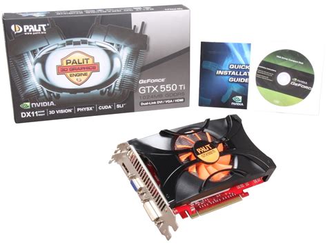 Palit Geforce Gtx 550 Ti Fermi Video Card Ne5x55t0hd09 1061f