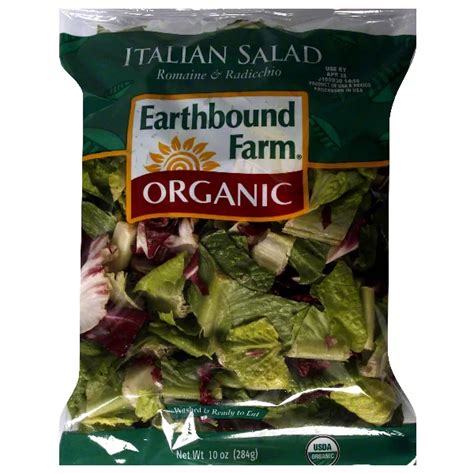 Earthbound Farm Organic Romaine And Radicchio Italian Salad Shop At H E B